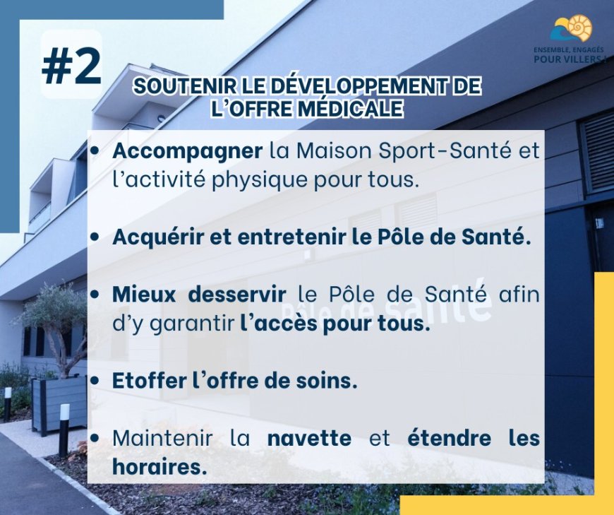 #2 - La santé, une priorité pour tous les Villersois !