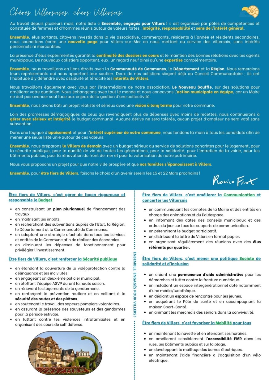 NOTRE PROGRAMME
